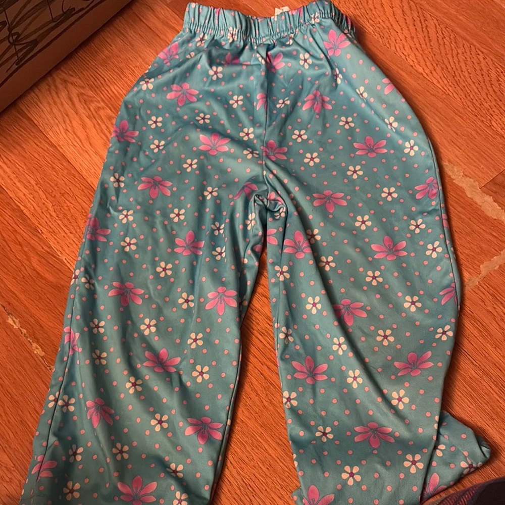 Carter's Teal Floral Kids Pajama Bottoms